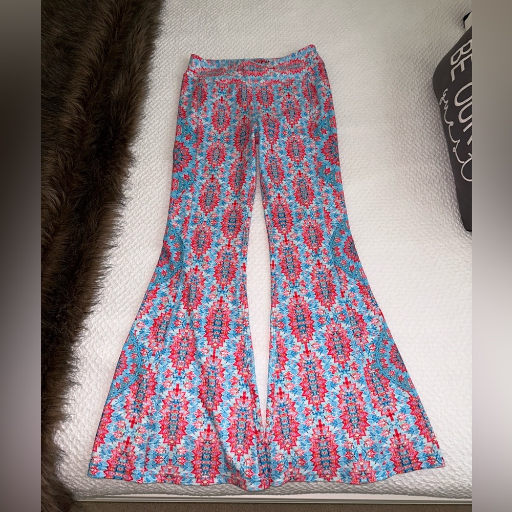 Wolven flare pants bell bottoms size L